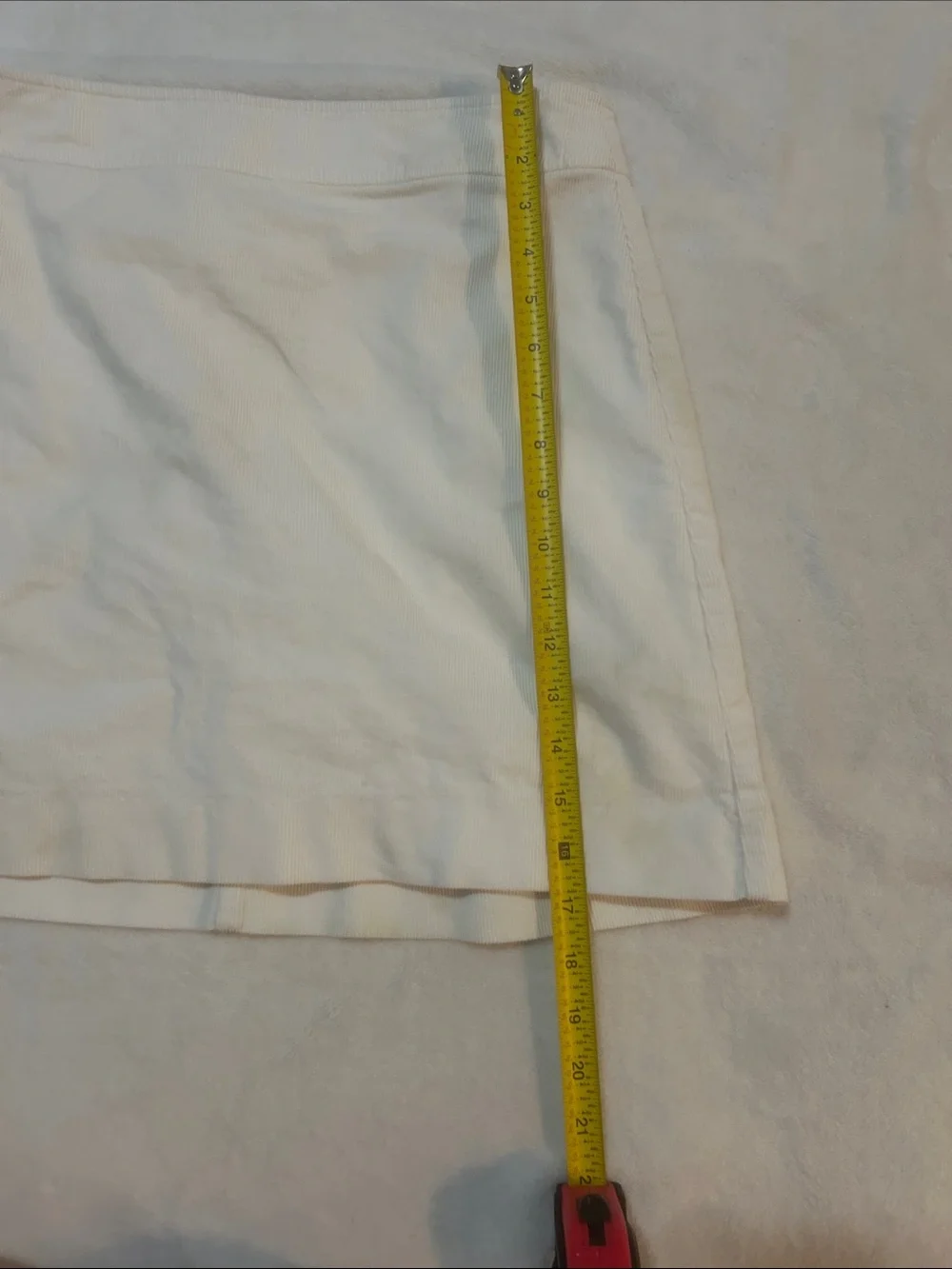 J. Crew Women’s Skirt White Corduroy - Size 6